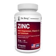 Dr Berg Zinc 30mg with Magnesium, Vitamin D3, Selenium, & Copper inc for Immune, Skin, Hair, & Nails