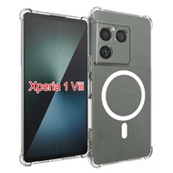 For Sony Xperia 1 VIII Case  Air Cushion Shockproof Airbag Silicone Back Cover Soft Case for Sony Xp