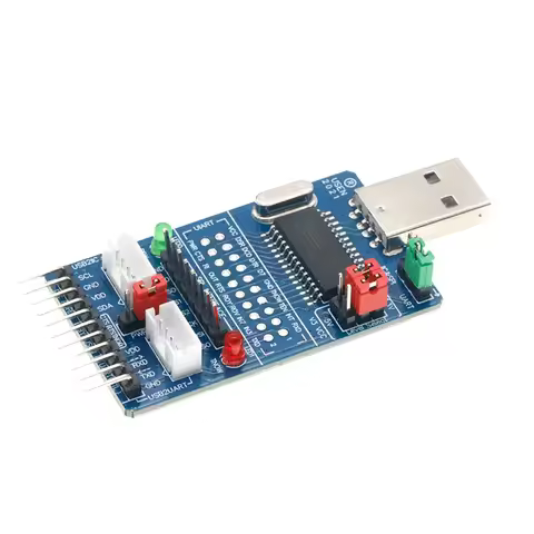CH341A USB to SPI I2C IIC UART TTL ISP Serial Adapter Module EPP/MEM Converter For Serial Brush Debu