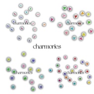 (CHOOSE LETTER) White Round Letter Beads / Bracelet Letter Beads / Round Beads / Handicraft Beads