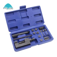 Motorcycle Chain Breaker Riveting Tool 6 Pins Chain Cutter Riveter Bike Chain Pin  Handle for 415/42