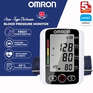 Omron Large Screen Digital Blood Pressur Monitor High Precision Upper Arm Omron Digital BP【Free Charging Cable &amp; Battery】
