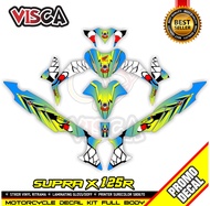 Decal Supra X 125 R Modif Keren Stiker Supra X 125 R Full Body Striping Supra X 125 R Variasi Keren