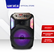 Wirata 8" Rechargeable Speaker System (SP-25R)