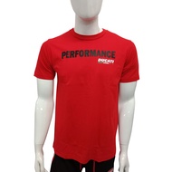 DUCATI T-SHIRT เสื้อยืดดูคาติ ลิขสิทธิ์แท้ ผ้าคอตตอน 100%  DCT52 038 สีแดง