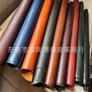 Genuine Vegetable Tanned Cowhide - Thick & Colorful Oil Wax Leather with Transparent Dye