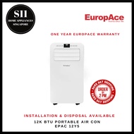 EXCLUSIVE SALE! EuropAce Portable Aircon: 12K BTU EPAC 12Y5, EPAC 12B3 / 20K BTU EPAC 20A - Same Day Delivery