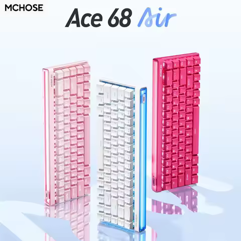 MCHOSE ACE 68 Air Magnetic Switch Keyboard Hall Effect 0.001mm Rapid Trigger 0.08ms Low Latency 8K R
