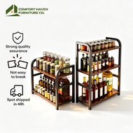 Comfort Haven Furniture Co. Kitchen Rak Dapur Seasoning Bottle Rack Spice Rack Rak Rempah Serbaguna