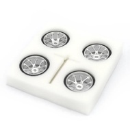 4Pcs 2.5/5.5 Degrees Hard Metal Upgrade Racing Tire WLtoys 1/28 284121 K969 K979 K989 K999 P929 P939