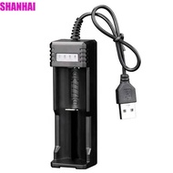 SHANHAI 18650 Lithium Charger LED Smart Safety Lithium Battery Charger Li-ion Battery 8650 14500 266