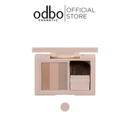 Phấn tạo khối Odbo Trio Contour OD1310 - Bảng phấn khối 3 trong 1 Odbo