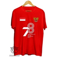 K 02 Independence T-Shirt Independence T-Shirt 78 August 17 T-Shirt 78th Indonesian Independence Day