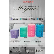 Megumi 4-Layer Drawer LM001-SSN4 (+O) | 4-tier mini drawer | Mini multi-purpose storage rack