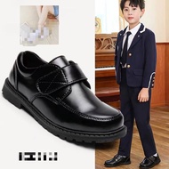 Kid fashion flat black shoes school shoes for boy 527