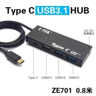 Z-tek Litek type-c to USB3.0 Splitter 2.0 Docking Station HUB Mobile Phone Laptop Tablet USB3.1 Four