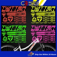 TWITTER BICYCLE STICKER TWITTER STICKER / SB11