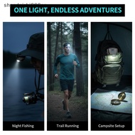 shandaizhi666ae Hat Clip Intelligent Induction Headlamp Rechargeable Red Light Function for Outdoor 