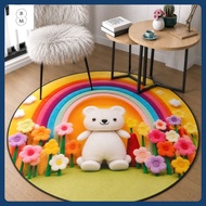 Budgetmarket Minimalist Aesthetic Motif Floor Carpet Round Polyester Carpet 90x90 & 120x120cm Round 