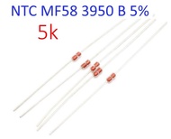 Yuhh 5K Ohm Thermistor Temperature Sensor NTC Mf58 3950B GlassEncapsulated