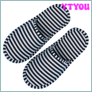 YTYOU Simple Unisex Slippers Foldable Stripe Print Non-Slip Thicken Outdoor Hotel Travel Business Trip Slippers домашние тапочки WGDSF