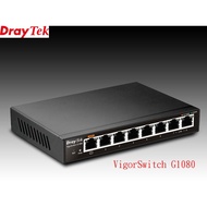 8-Port Network Switch 1,000m, VLAN VigorSwitch G1080