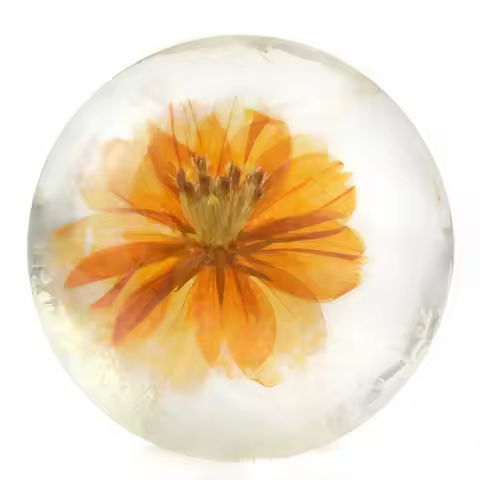 Amino Acid Flower Handmade Soap Amino Soap Transparent Real Flower in It Soap