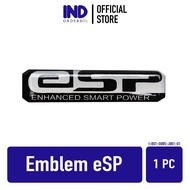 Emblem 3D eSP Esp+ Stiker Sticker Timbul Logo Thailand Twotone Kuning Hitam Chome Biru Muncul Tutup 