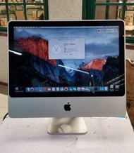 二手 Apple iMac 20'寸 A1224  輕量打機,文書一體電腦(已改裝 SSD 運作暢順) (一次過購買兩部$1,300.)(指定交收地點：屯門碼頭區 世界龍崗劉德容紀念小學門外交收)