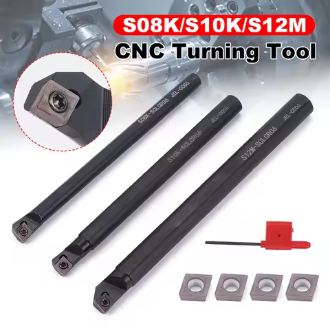 Internal Turning Tool S08K-SCLCR06/S10K-SCLCR06/S12M-SCLCR06 Lathe Turning CNC Cutting Tool Cutter B