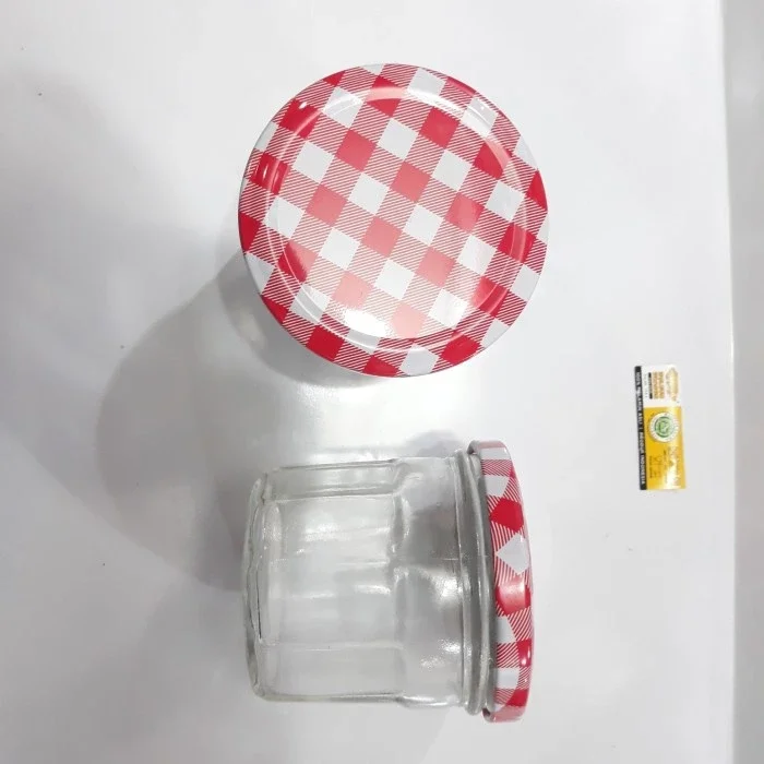 Botol Selai 194ML Toples Madu Toples Makanan Kaca Beling Mini Mason Jar Kecil Food Keeper Toples Kec