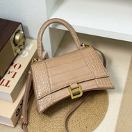 🏷Balenciaga．Hourglass 沙漏包 鱷魚壓紋 S /客人寄賣