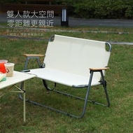 戶外露營折疊椅便攜式露營沙灘躺椅雙人多功能休閒靠背釣魚椅墊Outdoor camping folding chair portable camping beach lounge chair doubl