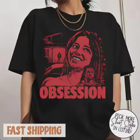 OBSESSION Movie 2026 Shirt Horror Movie Graphic Tee Summer Pure cotton Men's T-Shirt Children's Clot