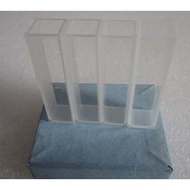 Glass cuvette spectrophotometer pair