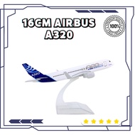 16CM AIR BUS A320 SCALE 1:400 METAL AIRCRAFT REPLICA DIECAST COLLECTIBLE DISPLAY PLANE TOY