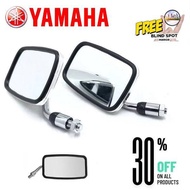 YAMAHA YTX 125 SIDE MIRROR CHROME Motorcycle  SQUARE side mirror big