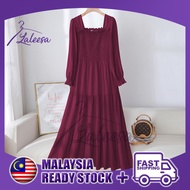 LALEESA DRESS LAMIA LD256264 Jubah Muslimah Jubah Abaya Dress Muslimah Plus Size Baju Raya 2024