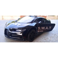 Bugatti Chiron SWAT Police Diecast