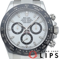 勞力士宇宙計型迪通拿腕錶 116500LN，附原廠錶盒、保固卡，不鏽鋼/陶瓷錶殼，男士腕錶，白色錶盤，拋光處理，成色極佳 [二手]