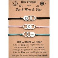 Best Friend Bracelets for 3 Colorful Friendship Bracelets Gifts for Women Cute Bestie Birthday Gifts