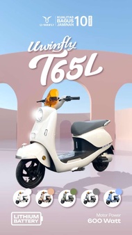Sepeda Motor Listrik Uwinfly N9 Pro 2000 Watt Uwinfly T65 Power Motor Listrik 600 Watt Baterai Lithi