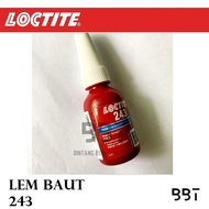 Loctite Bolt Glue 243 10Ml / Loctite Threadlocker 243 / Nut Cavity Filler #Gratisongkir #Sale #Disco