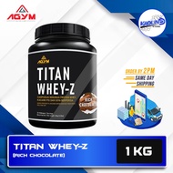 Agym Nutrition Titan Whey 1kg, - Halal Whey Protein Powder (Halal certified, KKM approved)