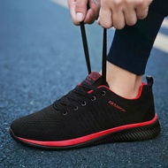2025 Men Running Walking Knit Shoes Fashion Casual Sneakers Breathable Sport Athletic Gym Lightweigh