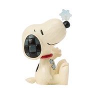 Jim Shore Snoopy Figurine with Snowflake 鼻尖沾有雪花的Snoopy