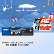 Mực in Brother TNB027 dành cho máy: HL-B2100D HL-B2180DW DCP-B7620DW DCP-B7640DW MFC-B7810DW