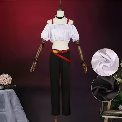 Kirara Hoshi Cosplay Costume Anime JJK The Culling Game Clothing Women Top Pant Belt Set Roleplay Ou