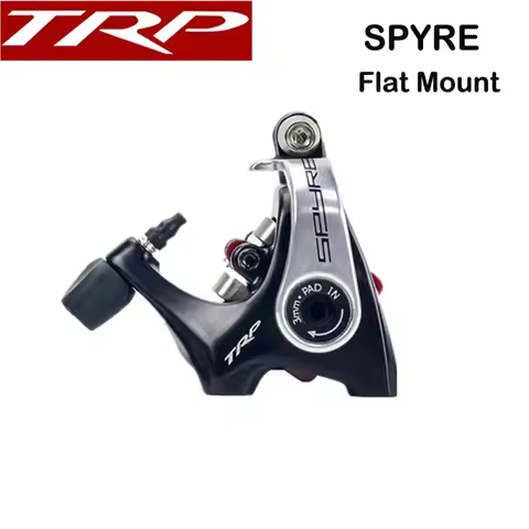 TRP Spyre Flat Mount Mechanical Brake Caliper SPYRE Dual Side Actuation Road Disc Brake Calipers MD-