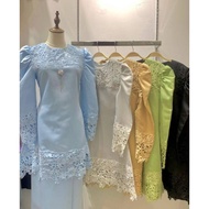 [BK036]BAJU KURUNG SATIN DUSHESS LACE